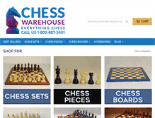 Tablet Screenshot of chesswarehouse.com